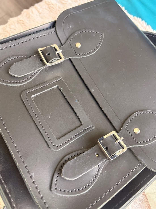 Cambridge Satchel Portrait Small Backpack - Black Leather main image 4